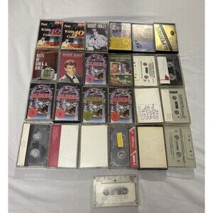 CASSETTE TAPE LOT OLDIES /ELVIS/NAT KING COLE